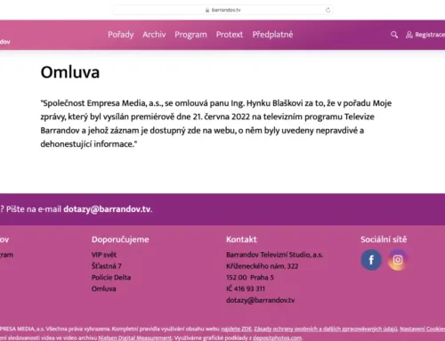 Omluva TV Barrandov